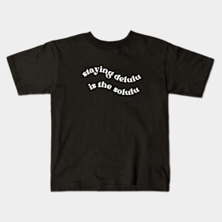 Delulu is the Solulu Kids T-Shirt